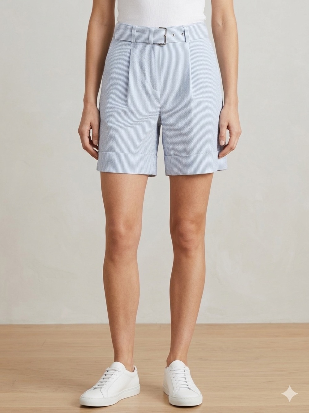 Peserico Stripe Bermuda Shorts